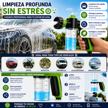 HydroWheel - Pistola de Agua para Vehiculos