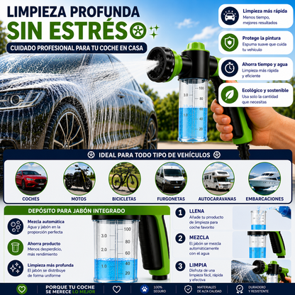 HydroWheel - Pistola de Agua para Vehiculos